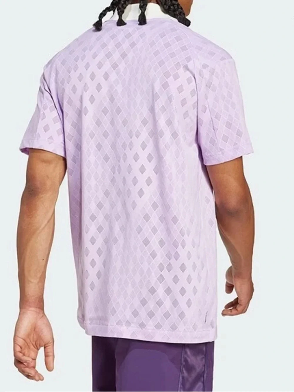 Adidas Tennis Pro Climacool+ FreeLift Polo Shirt Powder Plum JL9676 - Men's L - Picture 10 of 10